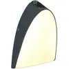 Image de Applique d'extérieur LED APOLLO anthracite et blanc 14 W, blanc chaud 800 lm, aluminium, dimensions : 21 x 6 x 18 cm, IP54, Lutec