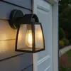 Image de Eco-light Leuchten Gmbh - Lampe D'Extérieur Lampe Murale Noire Lampe De Façade Lampe De Jardin Applique Murale, Aluminium, Douille E27, Lxlxh 20x12x12 Cm