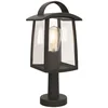 Image de Lanterne de jardin extérieure poteau KELSEY noir Lutec 7273604012