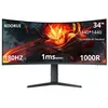 Image de Écran gaming courbé Koorui G3441VC 34 UltraWide WQHD 3440x1440 VA 180Hz HDR 400 1ms Noir - Neuf