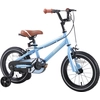Image de Vélo pour enfants STITCH 14/16/18/20 pouces pour garçons et filles de 3 à 13 ans, avec roues d'appoint, garde-boue, freins avant et arrière, plaque réfléchissante, bleu