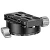 Image de Clamp panoramique Leofoto PAN-02 avec plaque rapide QP-70 et sac Noir - Neuf