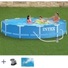 Image de INTEX Kit piscine avec cadre métallique, 6.503L, 366x76 cm
