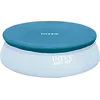 Image de Intex 28026 Couverture de piscine,bleue, Matériau : bâche en vinyle, 396x396x30 cm