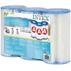 Image de Lot De 3 Cartouches Filtrantes A Pour Épurateurs Intex   Finesse De Filtration 20 Microns   Longueur 20,3 Cm   Compatible Avec Modèles Jj28604/38/36