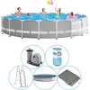 Image de Intex 26756GN, 32695 l, Piscine à cadre, Enfants et adultes, Échelle, Gris, 109,9 kg