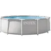 Image de Kit Piscine Hors Sol Tubulaire Intex - Pris Frame - 366 X 99 Cm - Ronde (pompe, Cartouche Et Échelle) - 26716nd