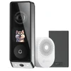 Image de Visiophone Vidéo Connecté Ezviz Ep8 Ultra Smart 160° Noir Et Argent Kit Avec Carillon 2 Mp