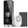 Image de Carillon vidéo intelligent EZVIZ EP8 Ultra kit sonnette vidéo 160° Noir et argent 2 MP avec chime - Neuf
