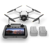 Image de DJI Mini 4 Pro Fly More Combo (RC 2) Quadcopter 4 rotors 48 MP 3840 x 2160 pixels 2590 mAh Noir, Blanc