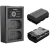 Image de Kit de deux batteries et chargeur SmallRig - LP-E6NH