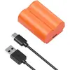 Image de Batterie SmallRig - NP-W235 USB-C, 2400 mAh, orange