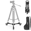 Image de SMALLRIG Chariot de Trépied Robuste à Verrouillage Rapide pour Photographie, avec Roues en Caoutchouc de 3 Pouces, Pieds Réglables, Capacité de 44,1 LB, Trépied pour Tournage et Photographie - 5020 en occasion ou reconditionné
