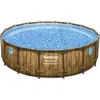 Image de Ensemble de piscine Power Steel  Swim Vista Series  II, cadre en acier, dimensions 4,88 m x 1,22 m, aspect bois