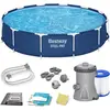 Image de Piscine de jardin tubulaire 366 x 76 cm 7-en-1 Bestway 56681