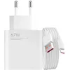 Image de Xiaomi 67 W HyperCharge Combo (Type-A) - Chargeur de 67 W, Port USB, câble USB-C, Identification Intelligente des appareils, Blanc (Version ES) en occasion ou reconditionné