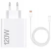 Image de Xiaomi 120 W HyperCharge Combo (Type-A) - Chargeur de 120 W, Port USB, câble USB-C, Identification Intelligente des appareils, Blanc (Version ES) en occasion ou reconditionné