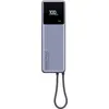 Image de Batterie externe Xiaomi 10 000 mAh QC PD 165 W avec câble USB-C intégré PB1165MI et écran LED, gris