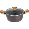 Image de BERGNER Casserole MULTICLAD 24cm avec couvercle en verre CHARCOAL