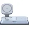 Image de Chargeur sans fil magnétique Ugreen 3-en-1 MagSafe Qi2 25 W, bleu