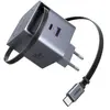 Image de Chargeur Ugreen Nexode GaN Infinity USB-A + USB-C 65W Gris