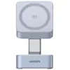 Image de Chargeur Sans Fil Ugreen Magflow 2-en-1 Qi2 25W Bleu