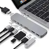 Image de Hyper GN28D-GRAY HyperDrive Hub USB-C Pro 8-en-2 avec Double Livraison de données et d'énergie USB-C- Gris en occasion ou reconditionné