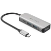 Image de HYPER HD41-GL station d'accueil USB 2.0 Type-C Noir, Gris - Neuf