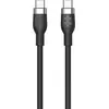 Image de Hyper HyperJuice Câble en Silicone USB-C à USB-C (1m/240W)   Longueur de 1m   Livraison d'énergie 240W PD 3.1 EPR   Compatible avec les appareils et chargeurs USB-C - Noir
