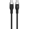 Image de "Hyper HyperJuice Câble de Charge USB-C à USB-C en Silicone   Puissance de Charge de 60W   Durabilité Supérieure   Compatible avec Plus de 1000 Appareils USB-C" - Noir