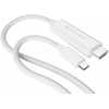 Image de HYPER HD6007WHGL câble HDMI 2,5 m USB-C HDMI Type A (Standard) Blanc - Neuf