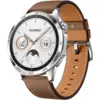 Image de Watch GT 4 46 mm Classic en cuir Marron, Boitier en acier inoxydable - Neuf