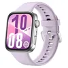 Image de HUAWEI Montre connectée Watch Fit 4 Bluetooth Gris avec Bracelet en fluoroélastomère Violet en occasion ou reconditionné