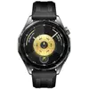 Image de Watch GT6 GPS - Boitier en Acier Inoxydable Noir de 46 mm avec bracelet Fluoroélastomère, Noir - Neuf
