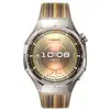 Image de Watch GT6 Pro GPS - Boitier en Titane Argent de 46 mm avec bracelet en Tissu tissé, Marron - Neuf