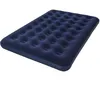 Image de Bestway - Matelas Gonflable Floque Horizon Double + Pompe Electrique Sidewinder + Sac - 2 Places - Bleu