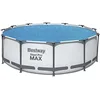 Image de Bestway 58242 Bâche Solaire diamètre 356 cm Piscine Hors Sol Ronde diamètre 366 cm Bleu en occasion ou reconditionné