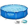 Image de Bestway   Piscine Hors Sol Cadre 305 X 76 Cm   Matériau Pvc 3 Couches   Capacité 4678 Litres   Installation Rapide En 3 Étapes