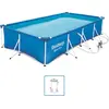 Image de Bestway Steel Pro 56424 Piscine hors sol encadrée Rectangulaire 5700 l Bleu