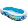 Image de Piscine Gonflable "famille" En Forme Avec Dessins +3 Ans - Cm.262x157x46h. - Poids 4,1 Kg (art.54118)