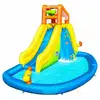 Image de Bestway Aire De Jeux Gonflable Avec Toboggan, Pataugeoire Et Canon À Eau Mont Splashmore H2ogo 435 X 286 X 267 Cm
