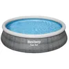 Image de Bestway - Piscine Fast Set Ronde 457x107 Cm Motif Rotin Gris 57372