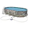 Image de Piscine Hors Sol Ovale Power Steel Comfort Jet 610 X 366 X 122 Cm - Bestway
