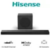 Image de Hisense AX3120Q haut-parleur soundbar Noir 3.1.2 canaux 440 W