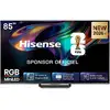 Image de TV Hisense 85UR8S 85 4K RGB Mini LED Smart VIDAA 180Hz, eARC, Dolby Atmos, Wi-Fi, 4 HDMI 2.1, Noir - Neuf