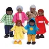 Image de Hape Happy Family Famille de poupées Teint foncé, E3501