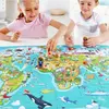 Image de "Voyage autour du monde 2 en 1" puzzle et jeu / 105 pièces