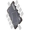 Image de Mini-étui pour cartes mémoire JJC au format carte de crédit - pouvant contenir jusqu'à 10 cartes de type microSD, microSDHC ou microSDXC (noir)