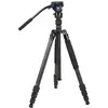 Image de SIRUI Trépied vidéo Traveler 7C Carbone avec rotule fluide VA-5 - Neuf