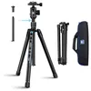 Image de SIRUI Trépied de Voyage en Fibre de Carbone avec tête sphérique E-10 à 360°, trépied Compact pour Appareil Photo de 151,9 cm,mcolonne Centrale, Charge maximale de 7,7 kg(Traveler X-II) en occasion ou reconditionné